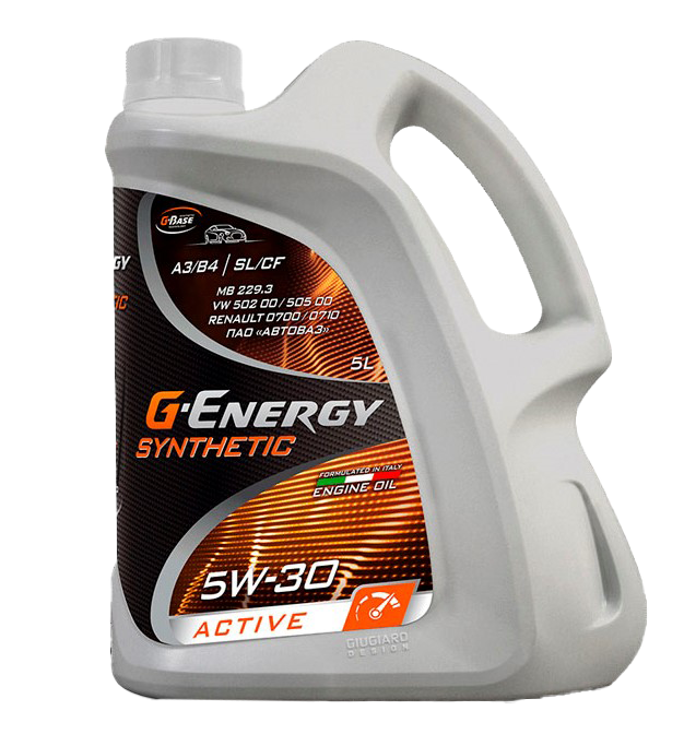 Моторное масло G-Energy Synthetic Active SAE 5W-30, 5л
